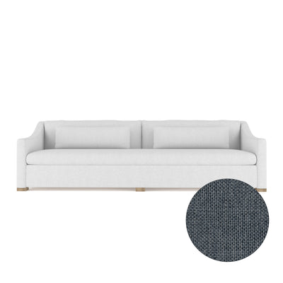 Crosby Sofa - Bluebell Pebble Weave Linen