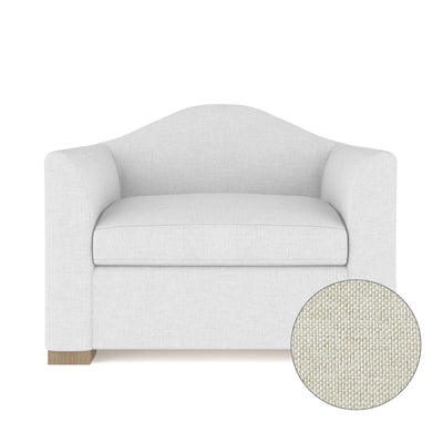 Horatio Chair - Alabaster Pebble Weave Linen