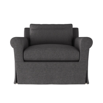 Ludlow Chair - Graphite Plush Velvet