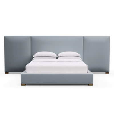 Prospect Extended Panel Bed - Haze Plush Velvet