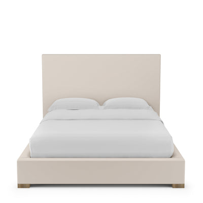 Sloan Panel Bed - Oyster Plush Velvet