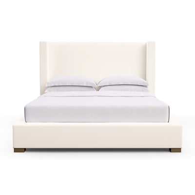 Roxborough Shelter Bed - Alabaster Plush Velvet
