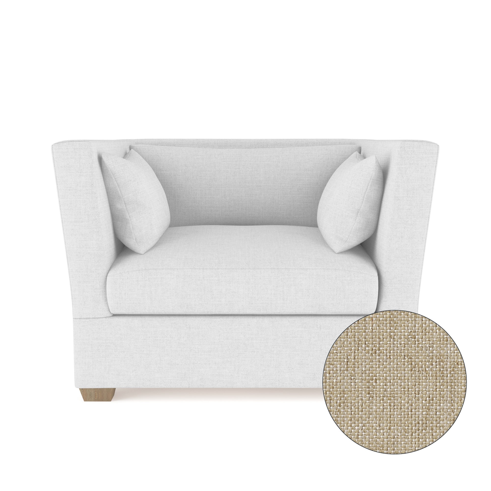 Rivington Chair - Oyster Pebble Weave Linen