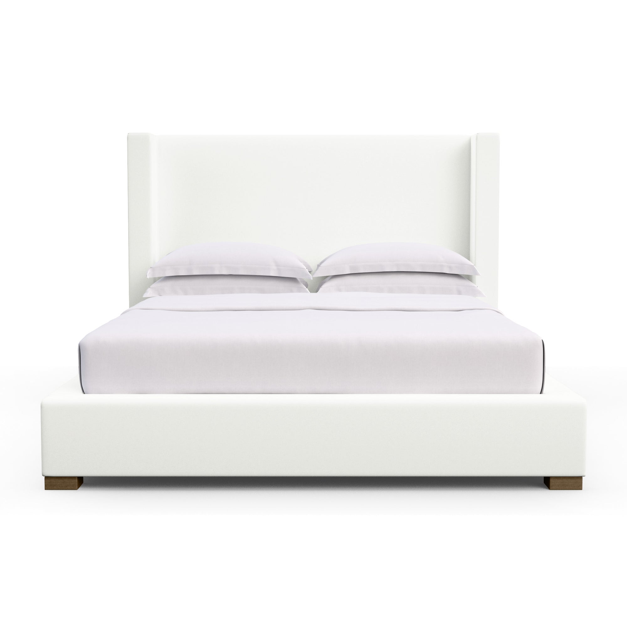 Roxborough Shelter Bed - Blanc Plush Velvet