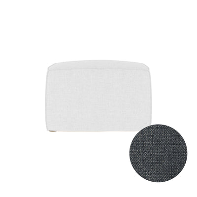 Varick Ottoman - Bluebell Basketweave