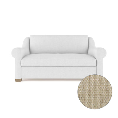 Thompson Sofa - Oyster Pebble Weave Linen