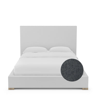 Sloan Panel Bed - Bluebell Basketweave