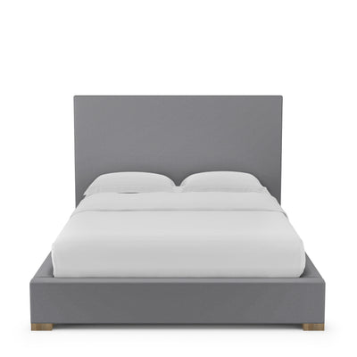 Sloan Panel Bed - Pumice Plush Velvet