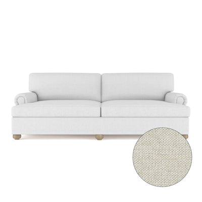 Leroy Daybed - Alabaster Pebble Weave Linen