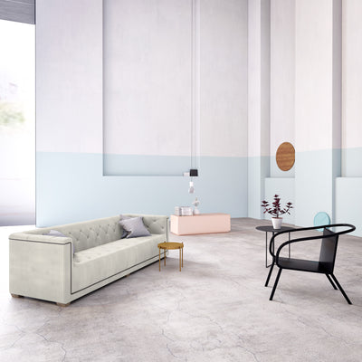 Hudson Sofa - Alabaster Pebble Weave Linen