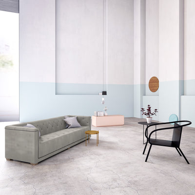 Hudson Sofa - Silver Streak Basketweave