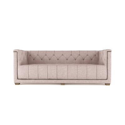 Hudson Sofa - Blush Plush Velvet