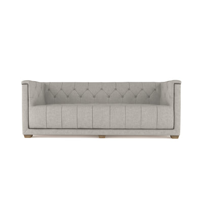 Hudson Sofa - Silver Streak Box Weave Linen