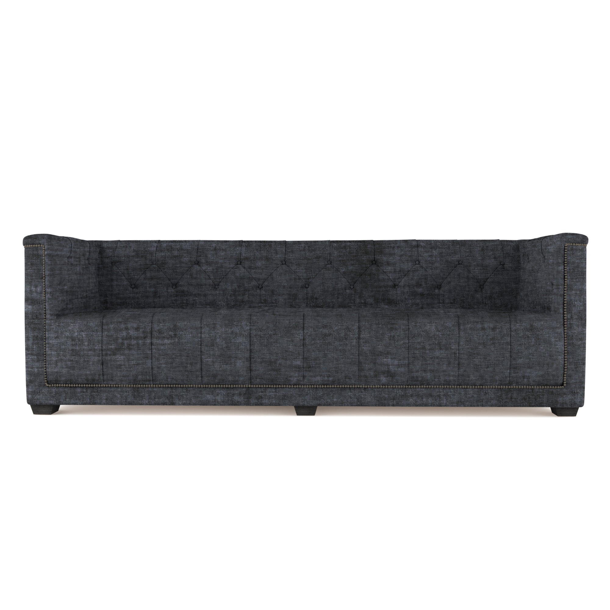Hudson Sofa - Graphite Crushed Velvet