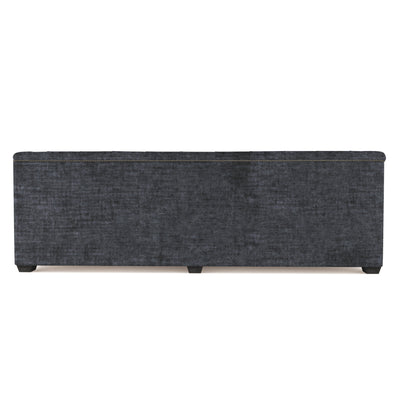 Hudson Sofa - Graphite Crushed Velvet