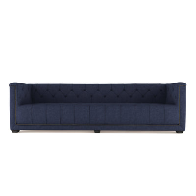Hudson Sofa - Blue Print Plush Velvet