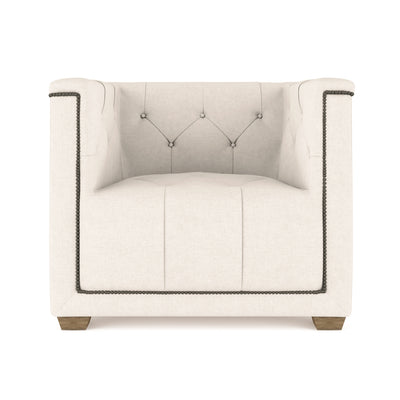 Hudson Chair - Alabaster Plush Velvet