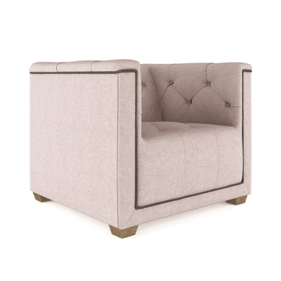 Hudson Chair - Blush Plush Velvet