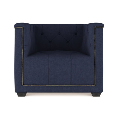 Hudson Chair - Blue Print Plush Velvet
