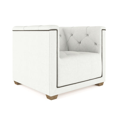 Hudson Chair - Blanc Plush Velvet