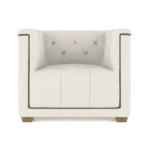Hudson Chair - Alabaster Box Weave Linen