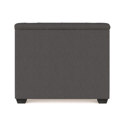 Hudson Chair - Graphite Box Weave Linen
