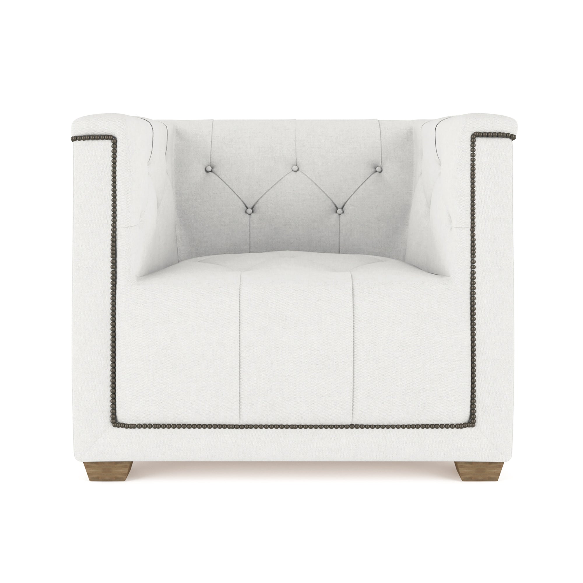 Hudson Chair - Blanc Box Weave Linen