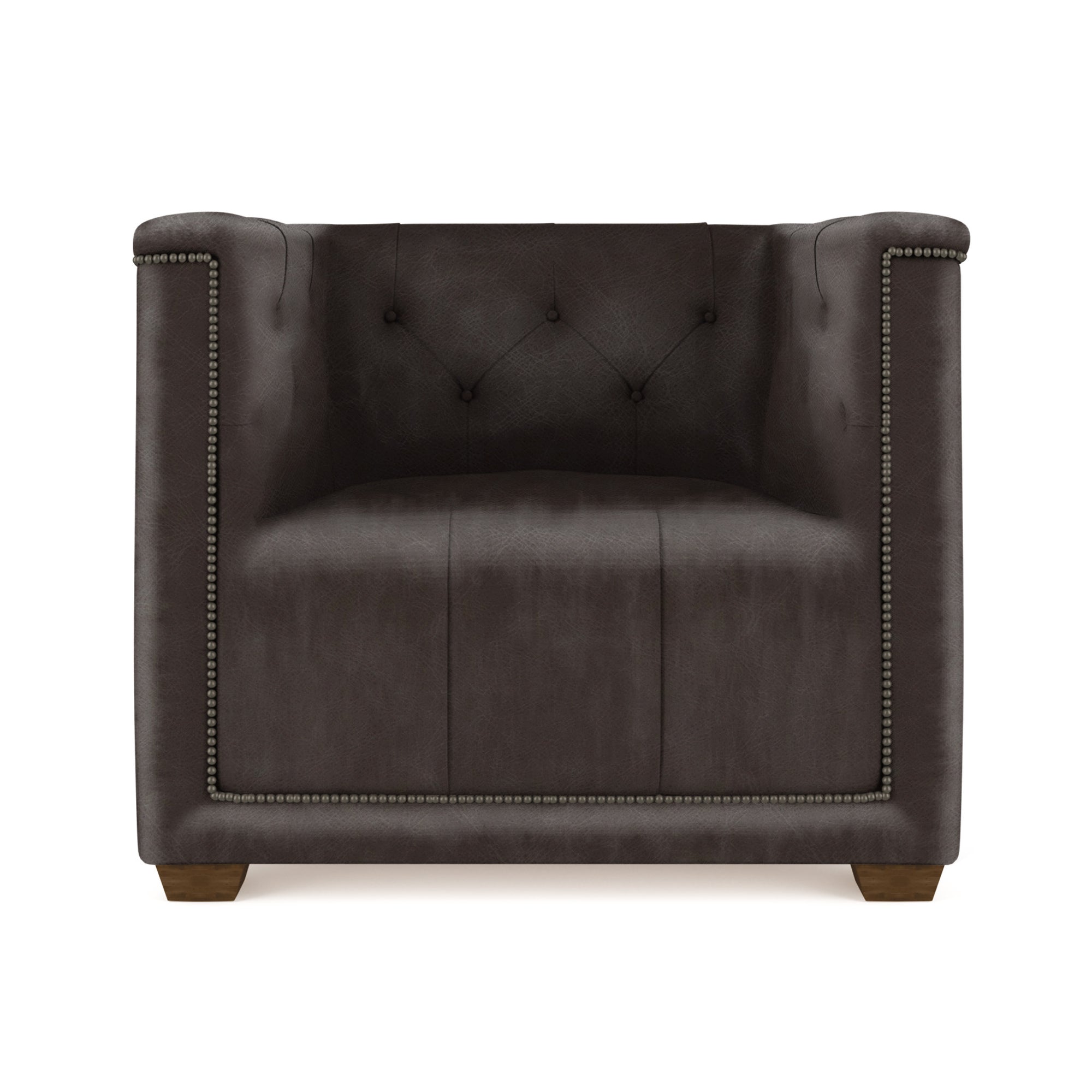 Hudson Chair - Chocolate Vintage Leather