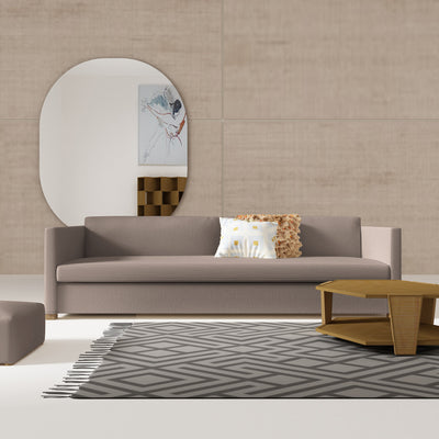 Madison Sofa - Pumice Box Weave Linen