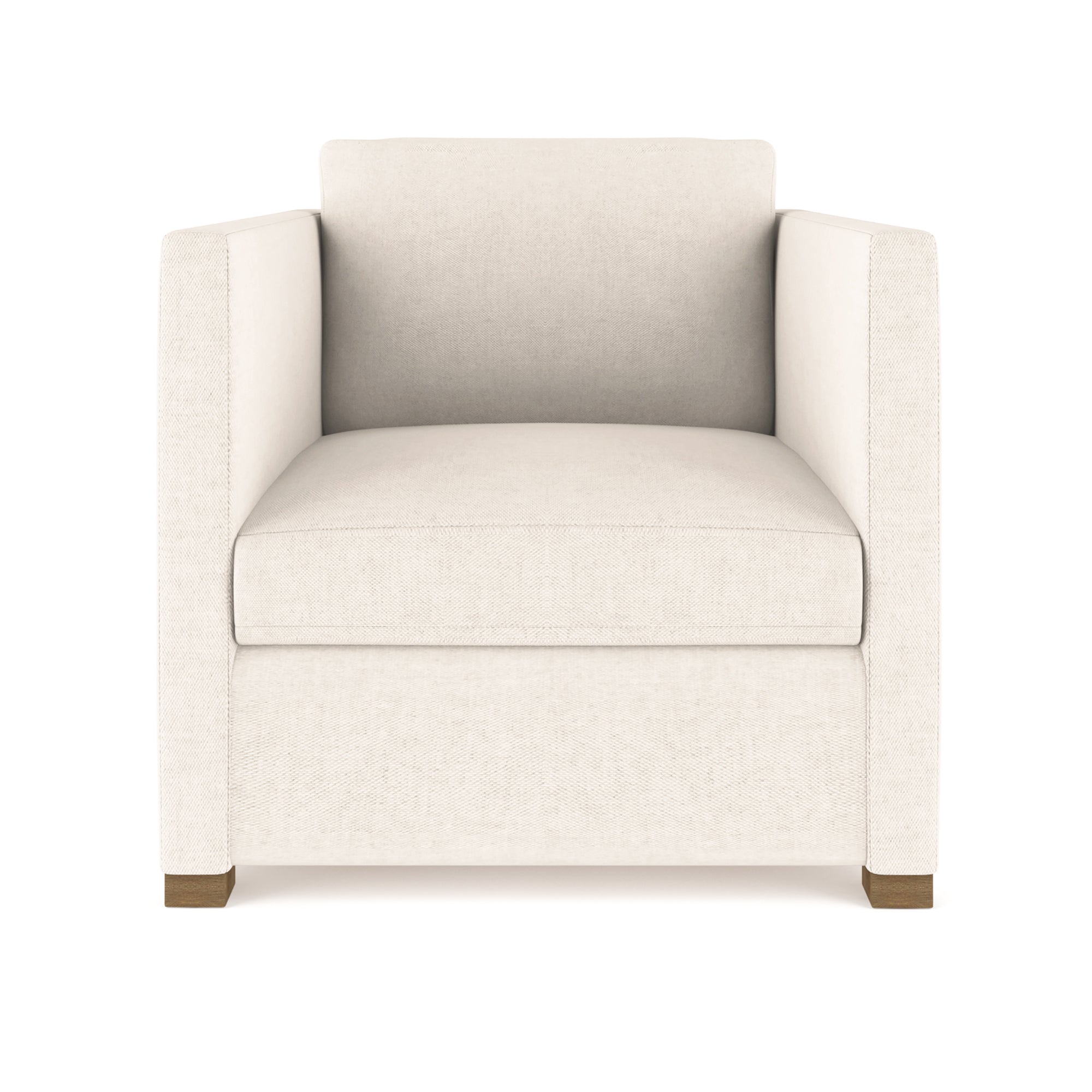 Madison Chair - Alabaster Plush Velvet