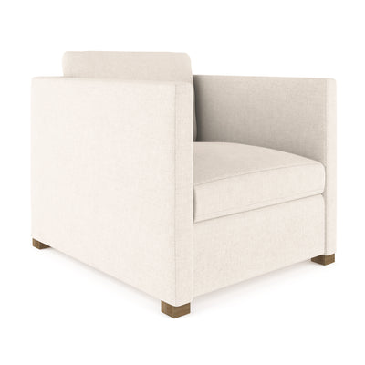Madison Chair - Alabaster Plush Velvet