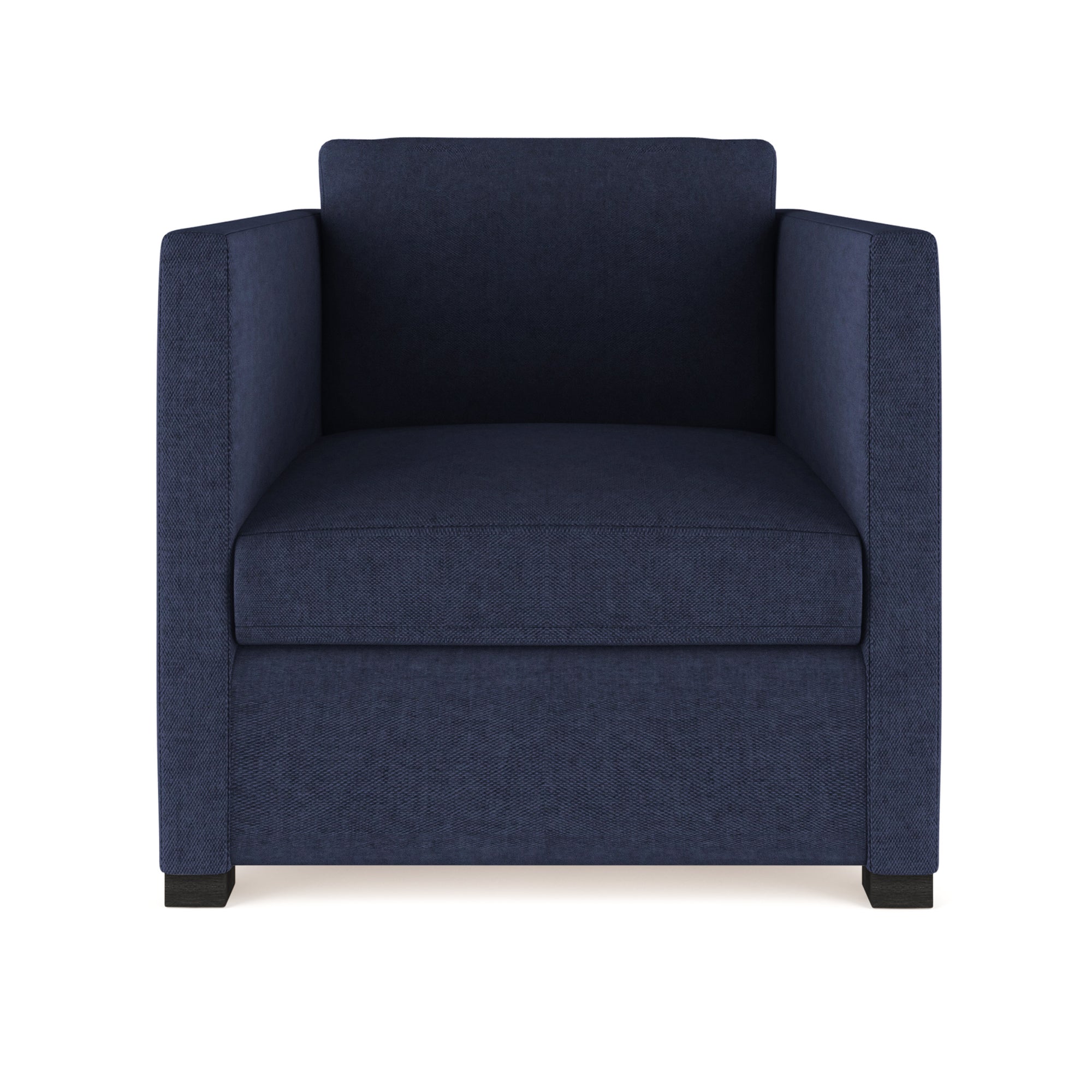 Madison Chair - Blue Print Plush Velvet