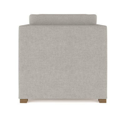 Madison Chair - Silver Streak Box Weave Linen