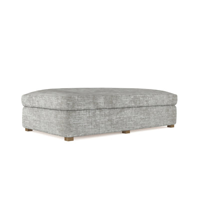 Madison Table Ottoman - Silver Streak Crushed Velvet