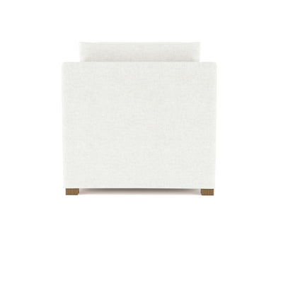 Madison Chaise - Blanc Plush Velvet