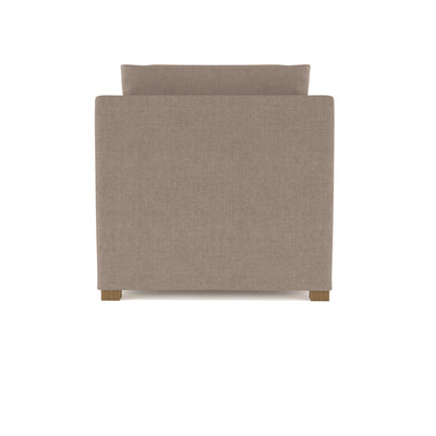 Madison Chaise - Pumice Box Weave Linen