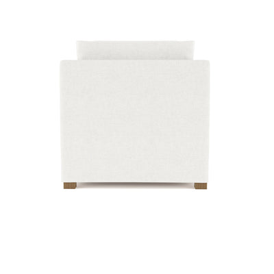 Madison Chaise - Blanc Box Weave Linen