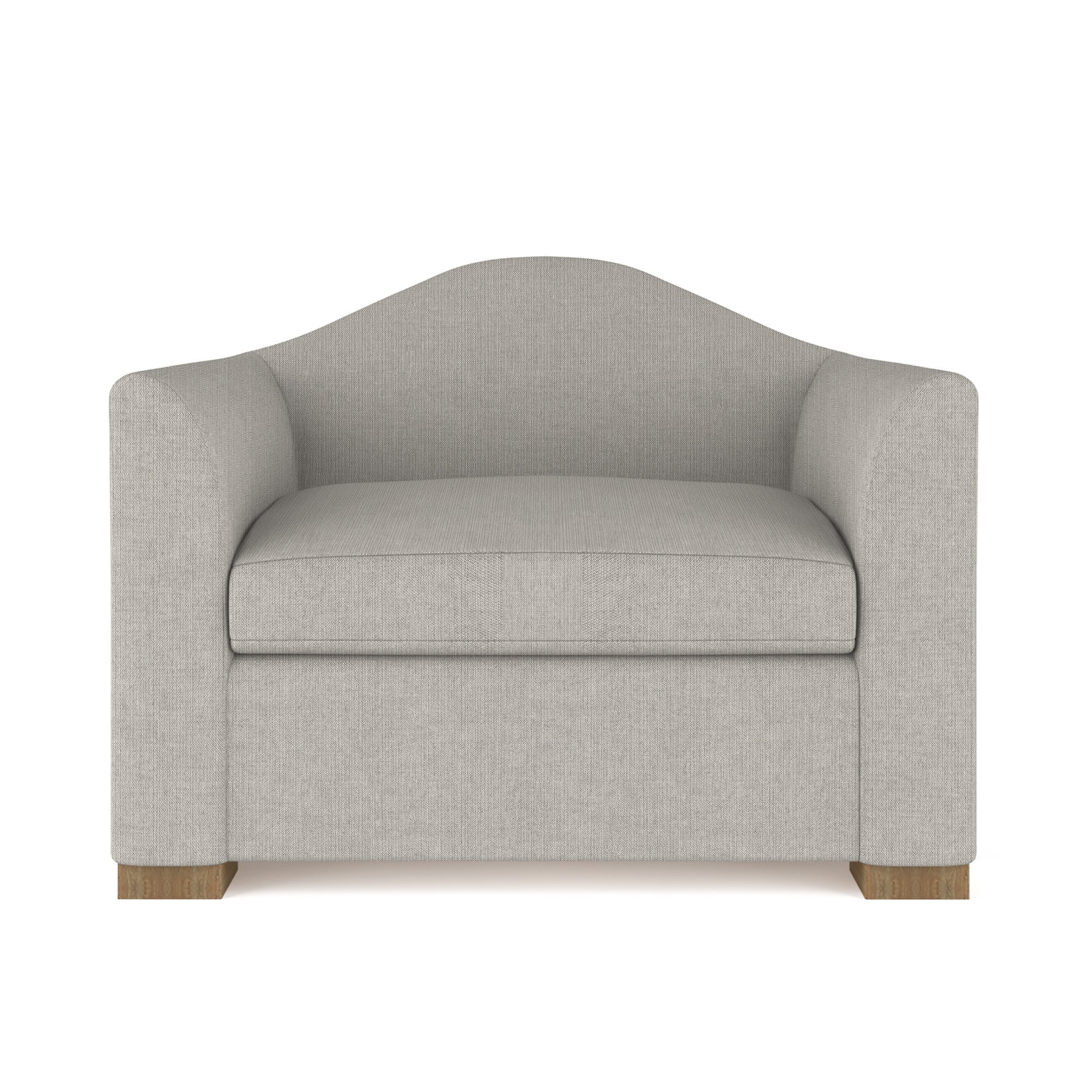 Horatio Chair - Silver Streak Box Weave Linen