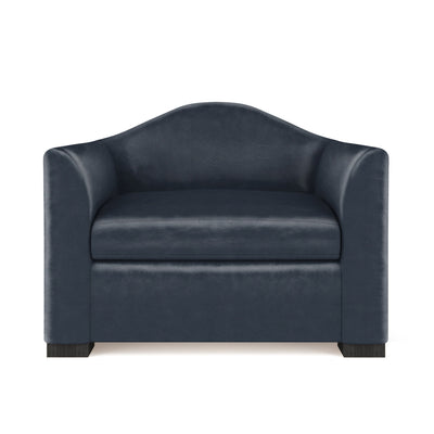 Horatio Chair - Blue Print Vintage Leather