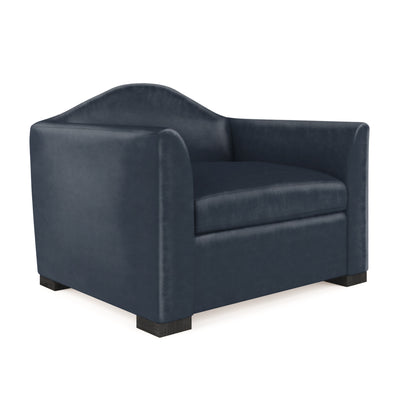 Horatio Chair - Blue Print Vintage Leather