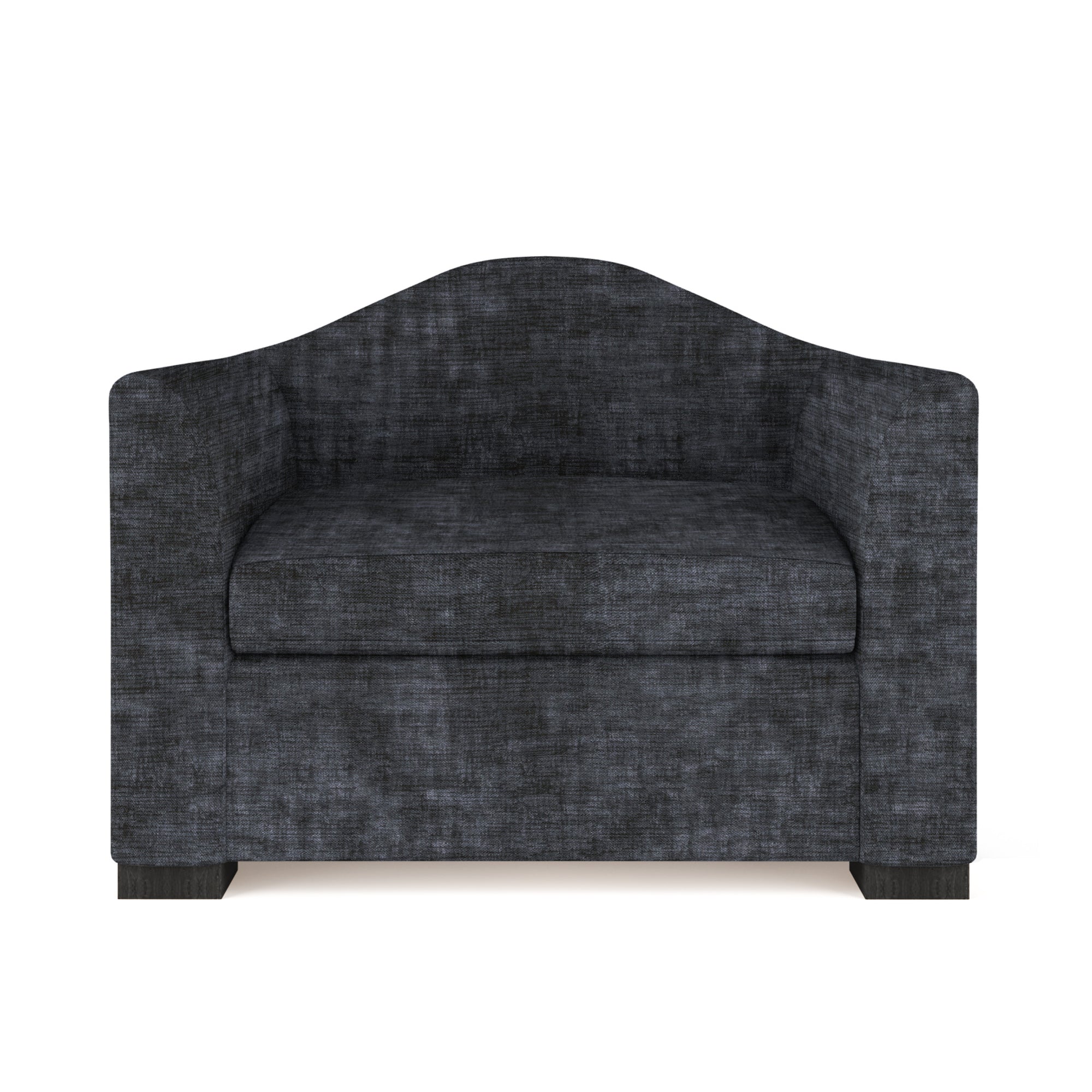 Horatio Chair - Graphite Crushed Velvet