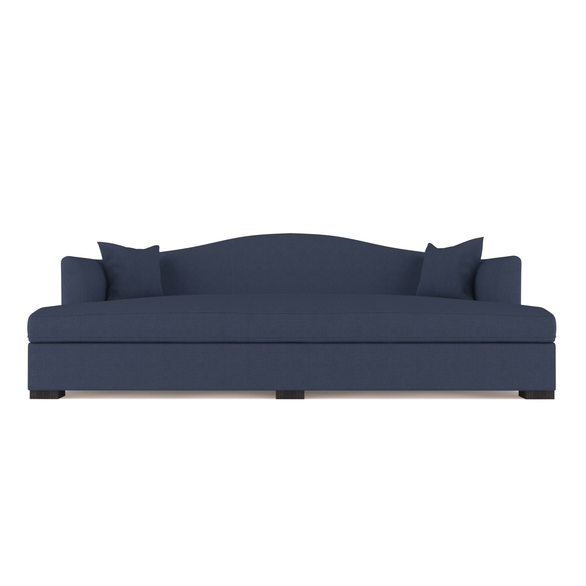 Horatio Daybed - Blue Print Box Weave Linen