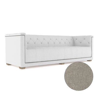 Hudson Sofa - Silver Streak Basketweave