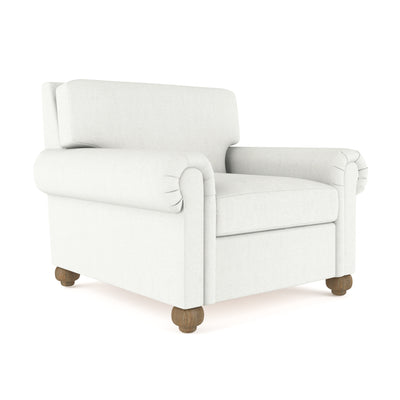 Leroy Chair - Blanc Plush Velvet