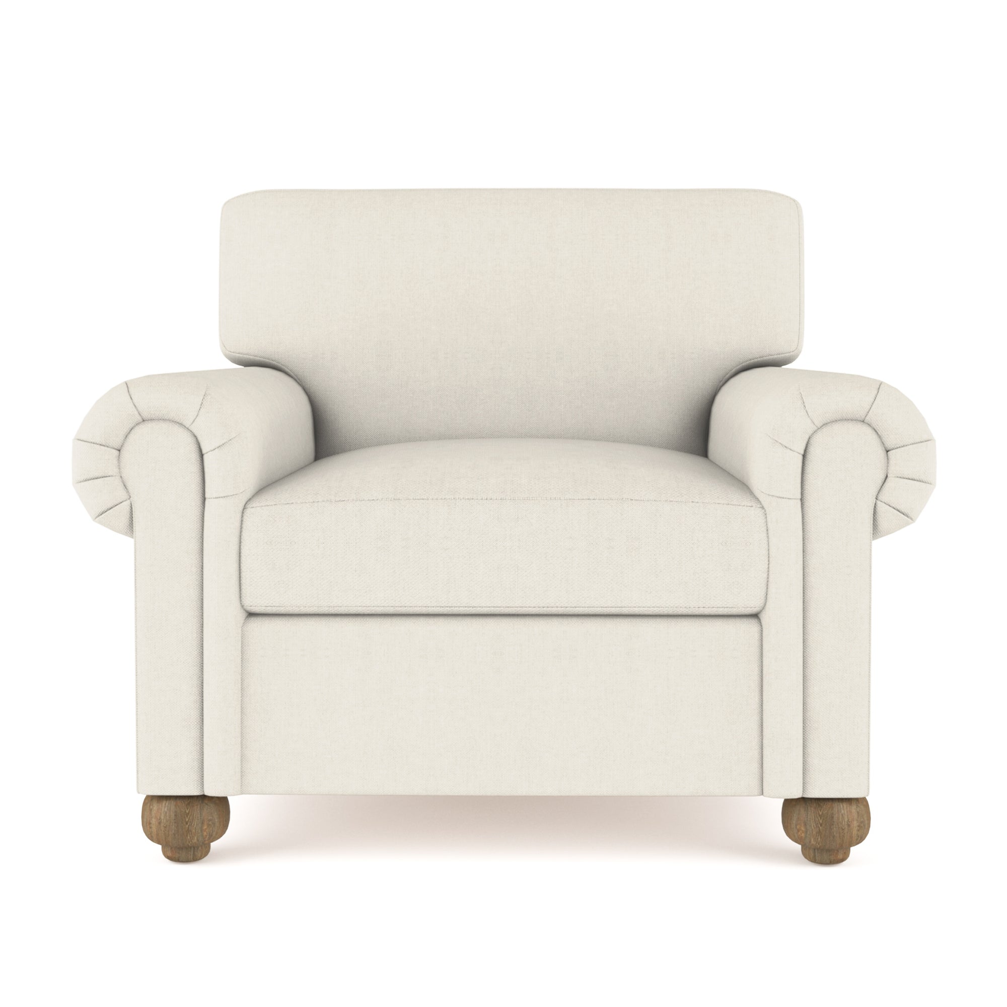 Leroy Chair - Alabaster Box Weave Linen