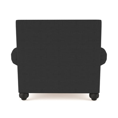 Leroy Chair - Black Jack Box Weave Linen