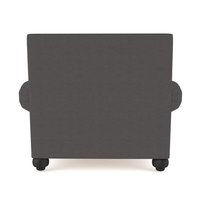 Leroy Chair - Graphite Box Weave Linen