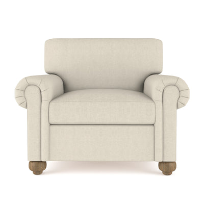 Leroy Chair - Oyster Box Weave Linen