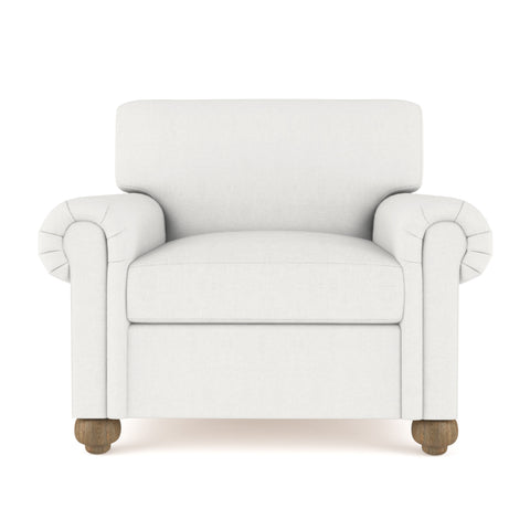 Leroy Chair - Blanc Box Weave Linen