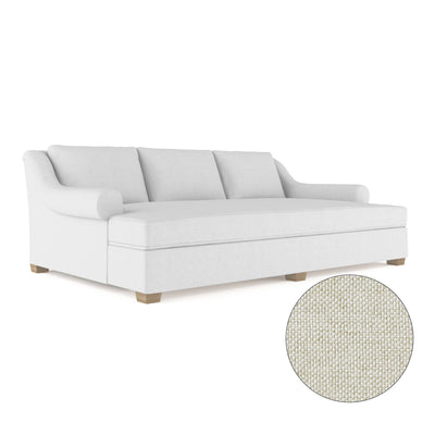 Thompson Daybed - Alabaster Pebble Weave Linen